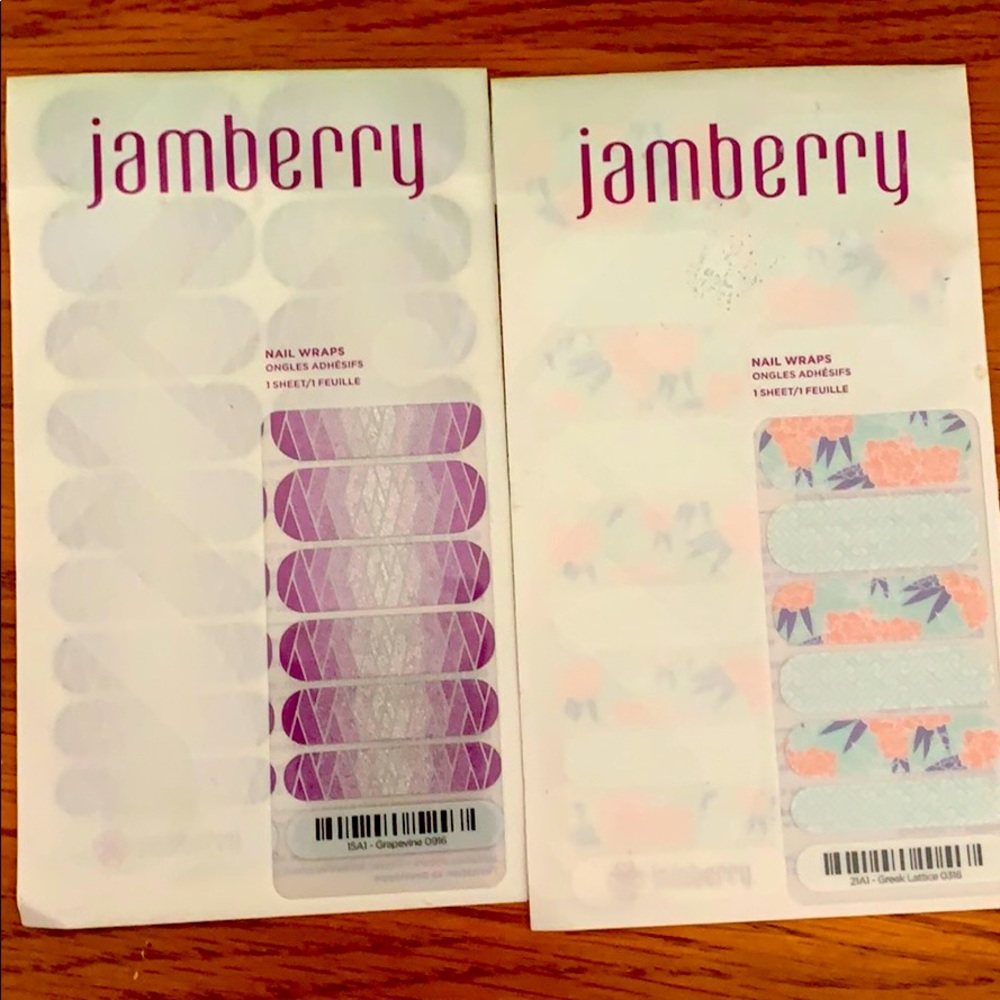NEVER USED! Jamberry Nail Wraps!